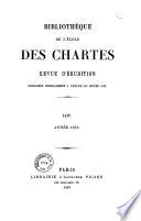 Bibliothèque de l'Ecole des Chartes