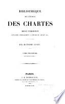 Bibliothèque de l'Ecole des chartes