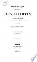 Bibliothèque de l'Ecole des Chartes
