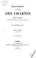 Bibliothèque de l'Ecole des Chartes