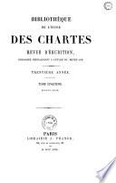 Bibliothèque de l'Ecole des Chartes