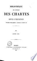 Bibliothèque de l'Ecole des Chartes