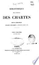 Bibliotheque de l'Ecole des Chartes