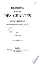 Bibliothèque de l'Ecole des Chartes