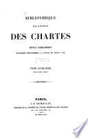 Bibliothèque de l'Ecole des Chartes