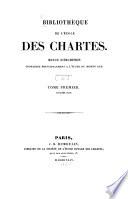 Bibliothèque de l'Ecole des Chartes