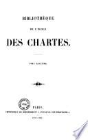 Bibliothèque de l'Ecole des Chartes