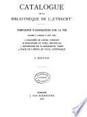 Bibliothèque de l'Utrecht: compagnie d'assurances sur la vie et contre l'invalidité fondée à Utrecht 6 Août 1883