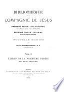 Bibliothèque de la Compagnie de Jésus: Tables de la première partie