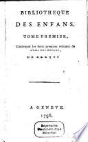 Bibliothèque Des Enfans