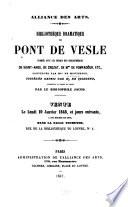 Bibliothèque dramatique de Pont de Vesle, formée avec les débris des bibliothèques de Saint-Ange, de Crozat, de mme de Pompadour, etc., continuée
