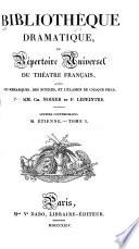 Bibliothèque dramatique