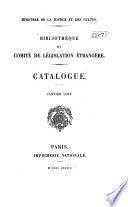 Bibliothèque du Comité de législation étrangère