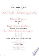 Bibliothèque du docteur Lucien-Graux