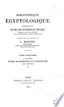Bibliothèque égyptologique