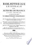 Bibliothèque générale des auteurs de France