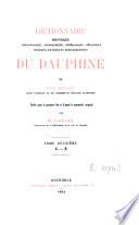 Bibliothèque historique et littéraire du Dauphiné