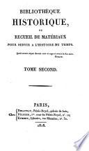Bibliothèque historique
