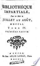 Bibliotheque impartiale
