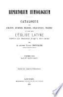Bibliothèque liturgique: See v. 3