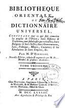 Bibliothèque orientale: Ghebr-Luthfallah