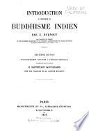 Bibliothèque orientale: Introduction à l'histoire du Buddhisme indien