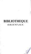Bibliotheque Orientale, Ou Dictionnaire Universel