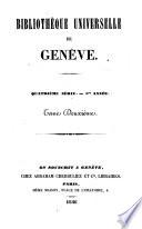 Bibliothèque universelle de Genève