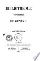 Bibliotheque Universelle de Geneve