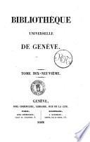 Bibliotheque Universelle De Geneve 