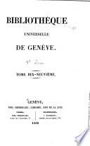 Bibliothèque universelle de Genève