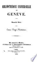 Bibliothèque universelle de Genève