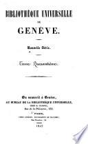 Bibliothèque universelle de Genève