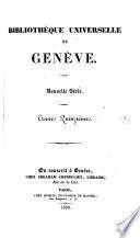 Bibliothèque universelle de Genève