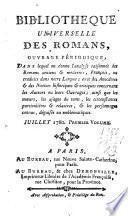 Bibliothèque universelle des romans