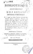 Bibliothèque universelle des romans