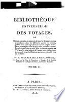 Bibliothèque universelle des voyages
