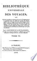 Bibliothèque universelle des voyages ...