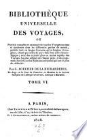 Bibliotheque universelle des voyages, ou notice complete et raisonnee de tous les voyages anciens et modernes (etc.)