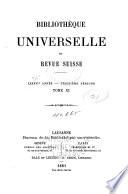 Bibliothèque universelle et revue suisse