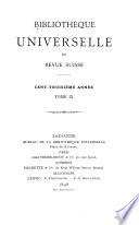 Bibliothèque universelle et revue suisse