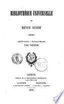 Bibliotheque universelle et revue suisse revue suisse et etrangere
