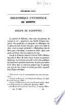 Bibliothèque universelle