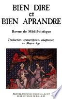 Bien dire et bien aprandre