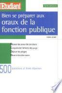 Bien se préparer aux oraux de la fonction publique