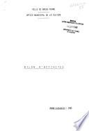 Bilan d'activites