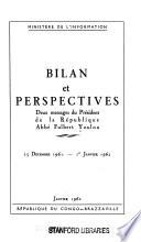 Bilan et perspectives