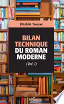 Bilan technique du roman moderne
