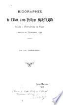 Biographie de l'abbé Jean Philippe Marchand