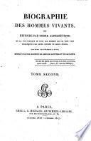 Biographie des hommes vivants, etc. [With portraits.] L.P.
